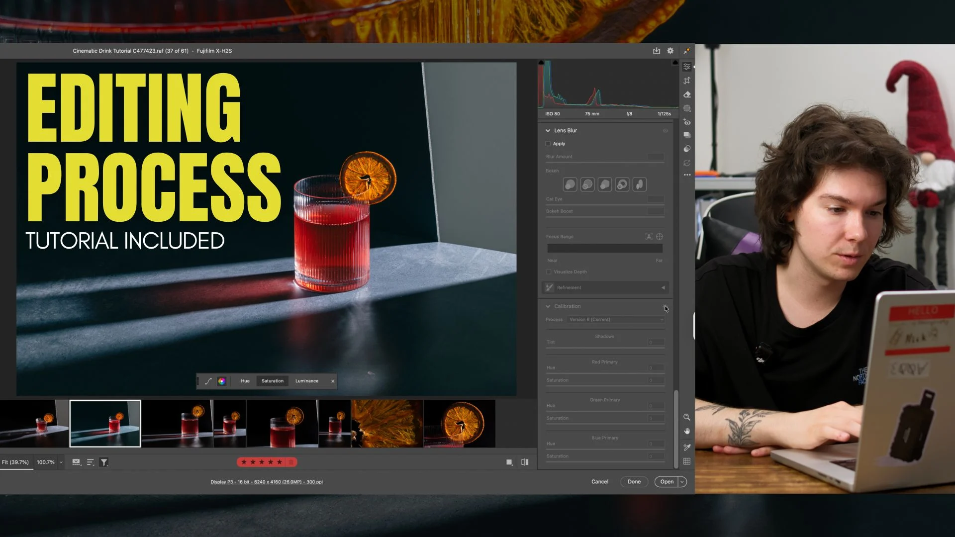 See how the final cinematic look takes shape in the edit.